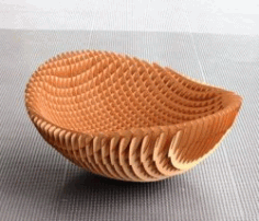 Flower Basket For Laser Cut Cnc Free Vector File