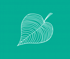 Flower Leaf Free DXF File