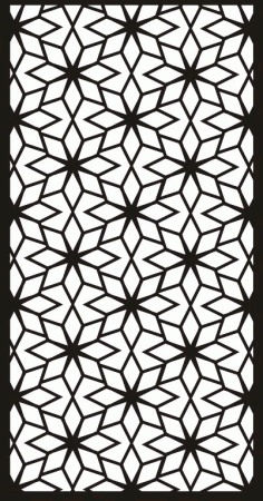 Flower Partition Wall Free Vector File