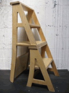 Folding Chair For Laser Cut Cnc Free DXF File