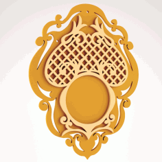 Frame 3d Puzzle Free DXF File