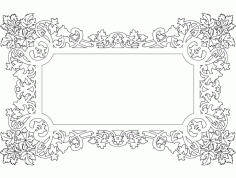 Frame Design t1 Free DXF File