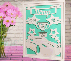 Frame For Laser Cutting Free Vector File
