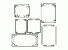 Frames 6 Free DXF File