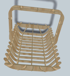 Fruit Basket 3mm Free DXF File