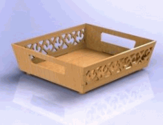 Fruit Basket For Laser Cut Cnc Free Vector File, Free Vectors File