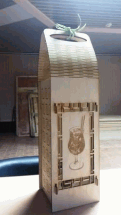 Fruit Juice Jug Containers For Laser Cut Cnc Free DXF File