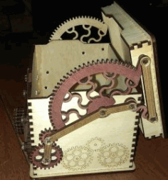 Gear Box For Laser Cut Cnc Free DXF File