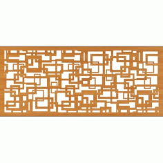 Geometric Pattern Wall Design Free DXF File