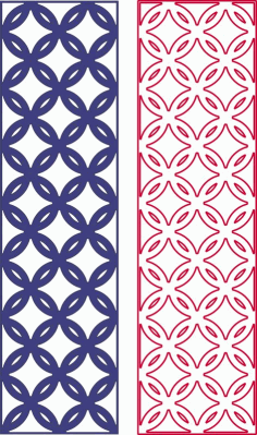Geometric Seamless Pattern Free DXF File