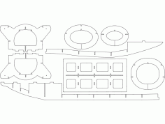 Globemaster 3 Free DXF File