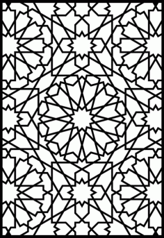 Granada Geometric Pattern Free DXF File