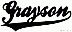 Greyson Free DXF File, Free Vectors File