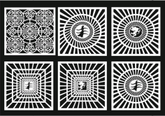 Grill Design Pattern Decoration 4 Free Vector File