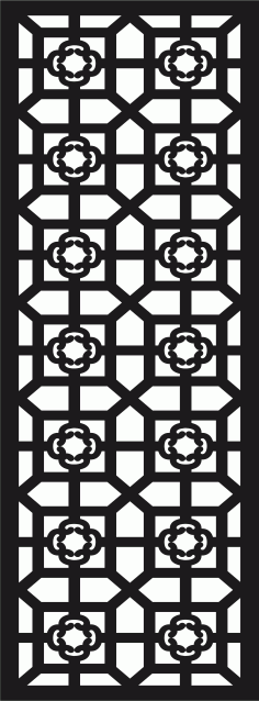 Grill Design Pattern Decoration Screen Design For Laser Cut Free Vector File