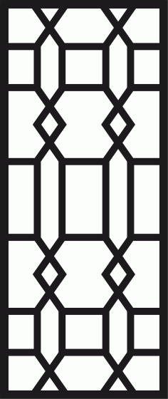 Grill Design Pattern Decoration Screen For Laser Cut Free Vector File