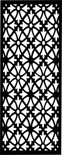 Grill Design Pattern Seamless Screen Design Decoration For Laser Cut Free Vector File