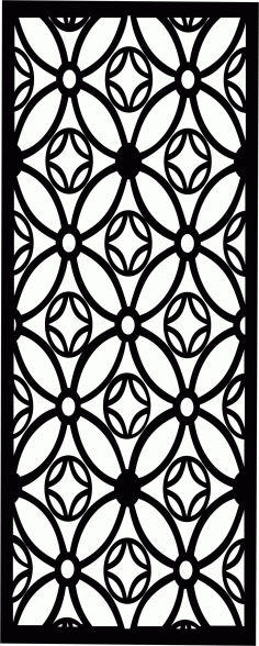 Grill Pattern Decoration Screen Seamless For Laser Cut Free Vector File