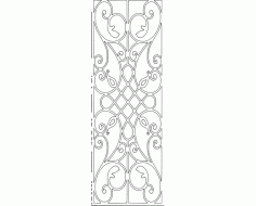 Grille Pattern 02 Free DXF File