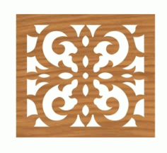 Grille Pattern Cnc File For Laser Cut Design Free DXF File