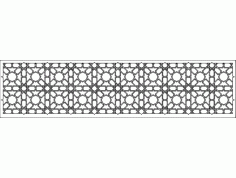 Grille Patterns spr10x2 Free DXF File