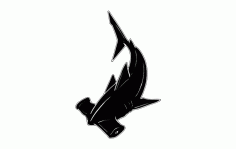 Hammerhead Fish Free DXF File