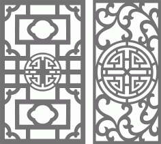 Happy Word Circle Seamless Separator Jali Design For Laser Cut Free Vector File