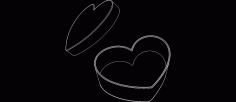Heart Box Free DXF File