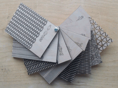 Hex Pattern Living Hinge Template For Laser Cut Free DXF File