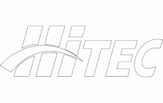 Hitech Logo Free DXF File