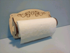 Holders Of Paper Towels For Laser Cut Free Vector File