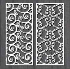 Hook Pattern For Laser Cut Cnc Free DXF File