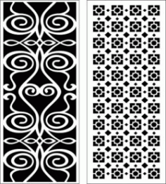 Hook Twist Baffle Design For Laser Cut Cnc Free DXF File