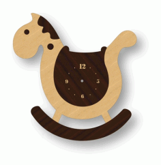 Horse Clock Kids Bedroom Ideas Free Vector File
