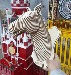 Horse Head Laser Cut Free Vector File