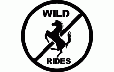 Horse Humor Free DXF File
