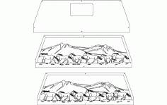 Horses Headache Rack Free DXF File