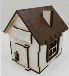 House Bank For Laser Cut Free Vector File, Free Vectors File