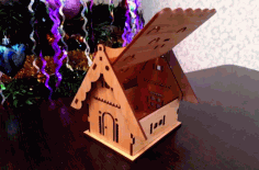 House For Laser Cut Free Vector File