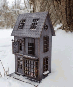 House In Harry Potter Movie For Laser Cut Cnc Free Vector File