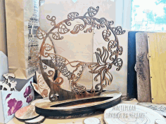 Hummingbird Rack Layoutfor Laser Cut Free Vector File