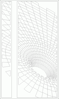 Illusion Typle Door For Plasma Cutting Free DXF File