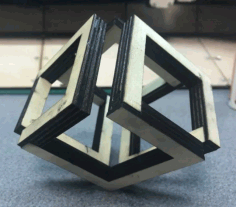 Infinity Cube Layout For Laser Cut Free DXF File