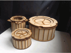Iris Box – Medium Free DXF File