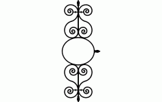 Ironwork Pattern Free DXF File