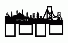 Istambul Foto Frame Free DXF File