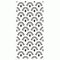 Jali Design Flourishing Floral Design Pattern Free DXF File