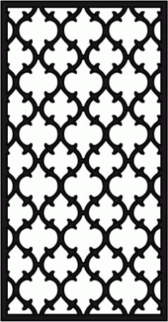 Jali Design Flourishing Floral Pattern Free Vector File