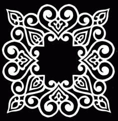 Jali Pattern Design Decor 339b Free DXF File