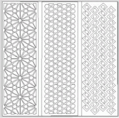 Jali Pattern Design Decor 696 Free DXF File